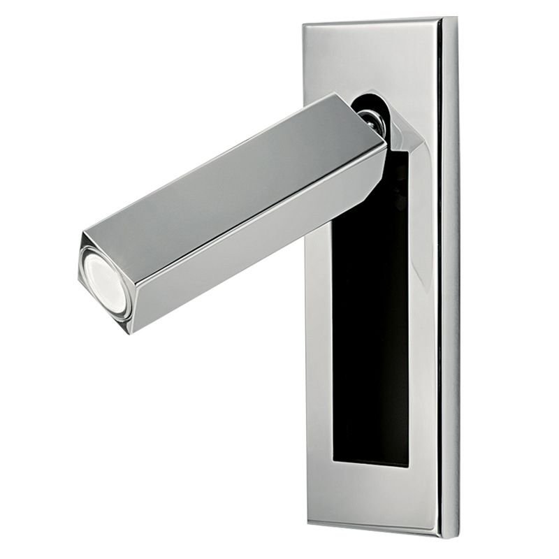 Arisha Modern Rotatable Bedside Sconce, Cylindrical/Square